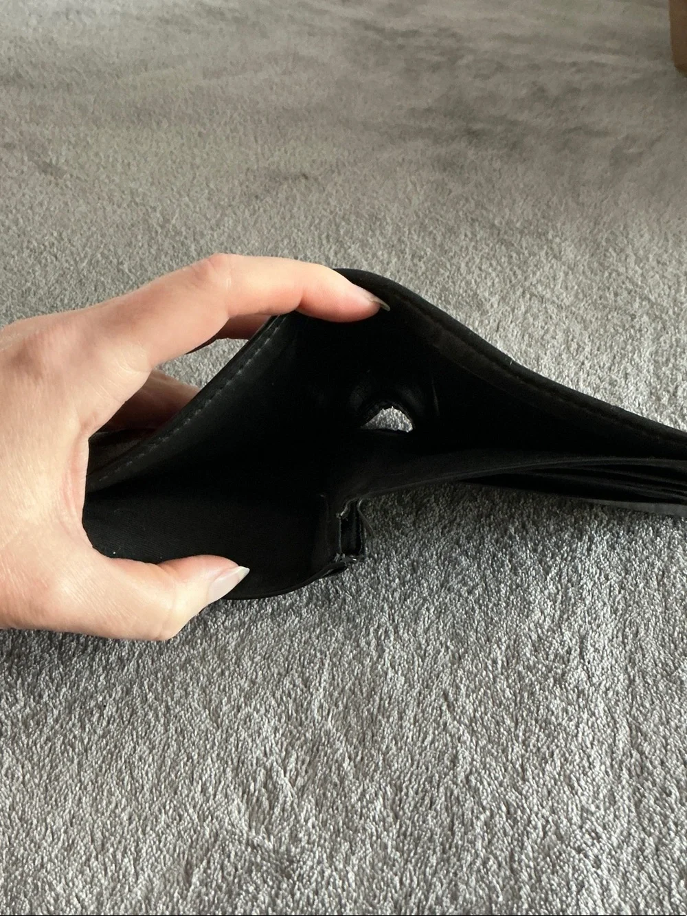 Men's Coach Black Monogram Bi-Fold Wallet, Black